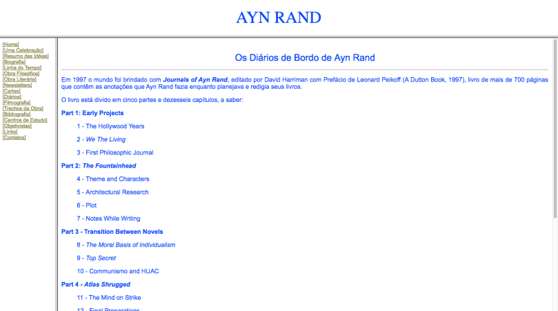 Ayn Rand Old Site - 10 - Diarios